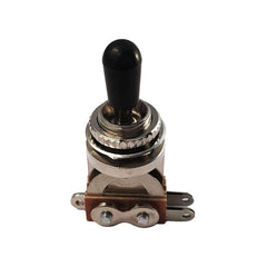 Gotoh 3-Way Toggle Switch with Black Knob for LP-Style Guitars (Pk-1)