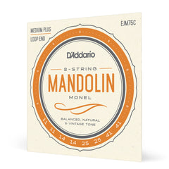 D'Addario EJM75C Monel Mandolin Strings, Medium Plus, 11-41