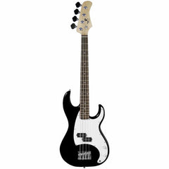 J.Reynolds JR9 Series Short Scale Electric Bass Guitar in Black