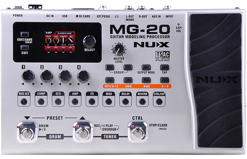 NUX MG-20 Guitar Modeling Processor
