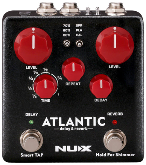 NUX Verdugo Series Atlantic Multi Delay & Reverb Effects Pedal