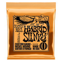 Ernie Ball Hybrid Slinky Nickel Wound Electric Guitar Strings, 9-46 Gauge 2222