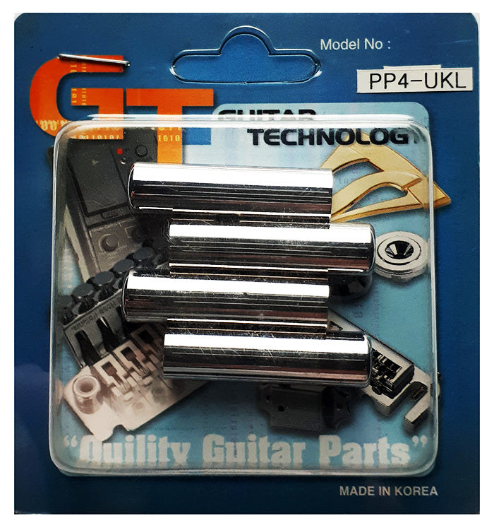 GT Ukulele Pitch Pipes in Chrome (GCEA)