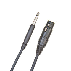 D'Addario Classic Series Unbalanced Microphone Cable, XLR-to-1/4-inch, 25 feet