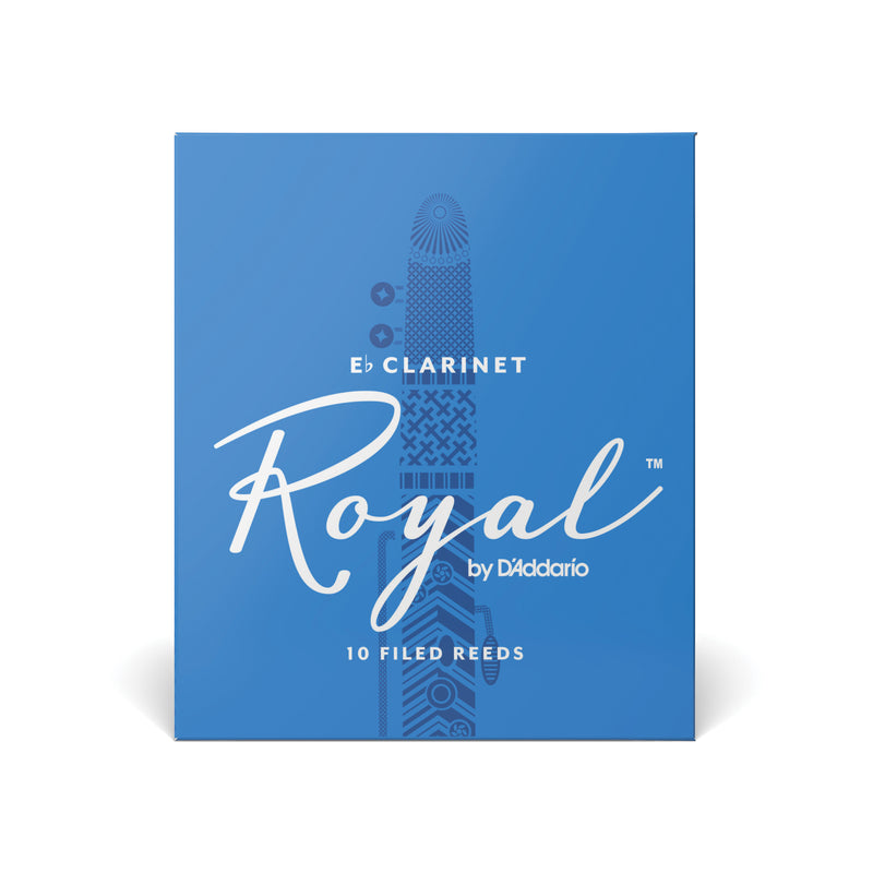Royal by D'Addario Eb Clarinet Reeds, Strength 3.5, 10-pack