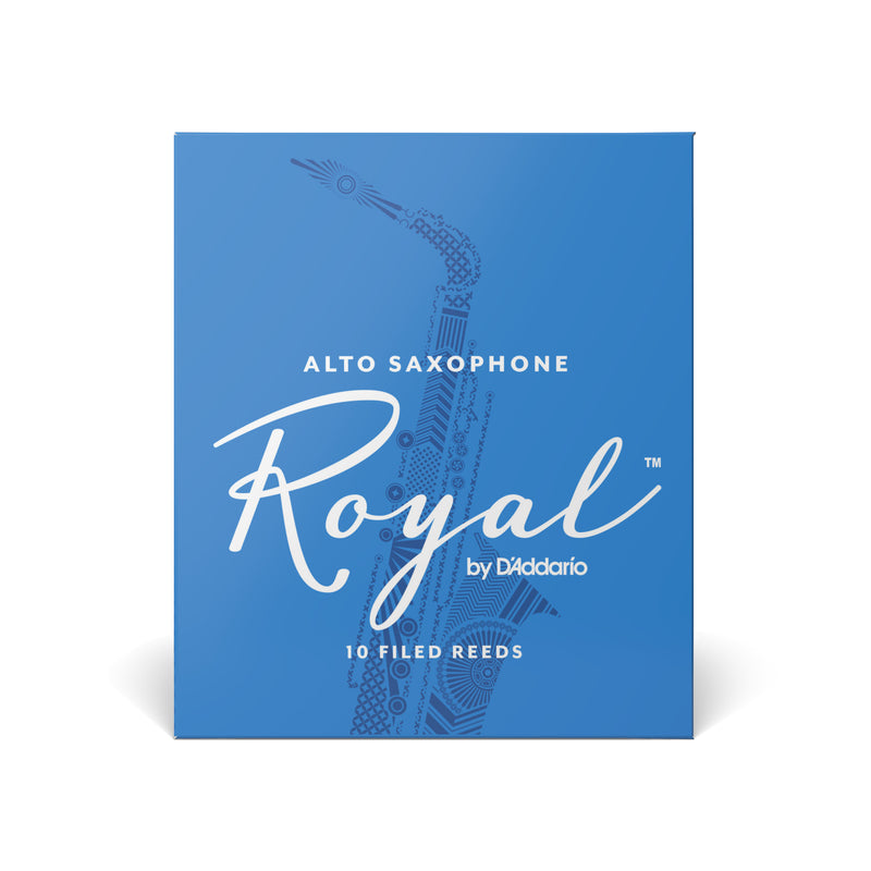 Royal by D'Addario Alto Sax Reeds, Strength 3, 10-pack