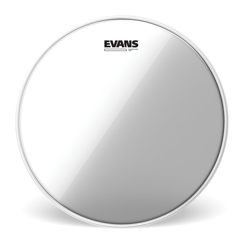 EVANS Clear 300 Snare Side Drum Head, 8 Inch