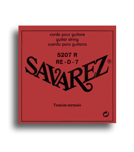 Savarez 5207R Standard Tension (D-7th) Single Classical Guitar String