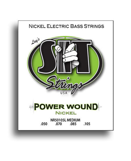 SIT Power Wound Medium Nickel Electric Bass String Set (50-105)