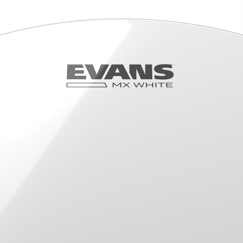 EVANS MX White Marching Tenor Drum Head, 6 Inch