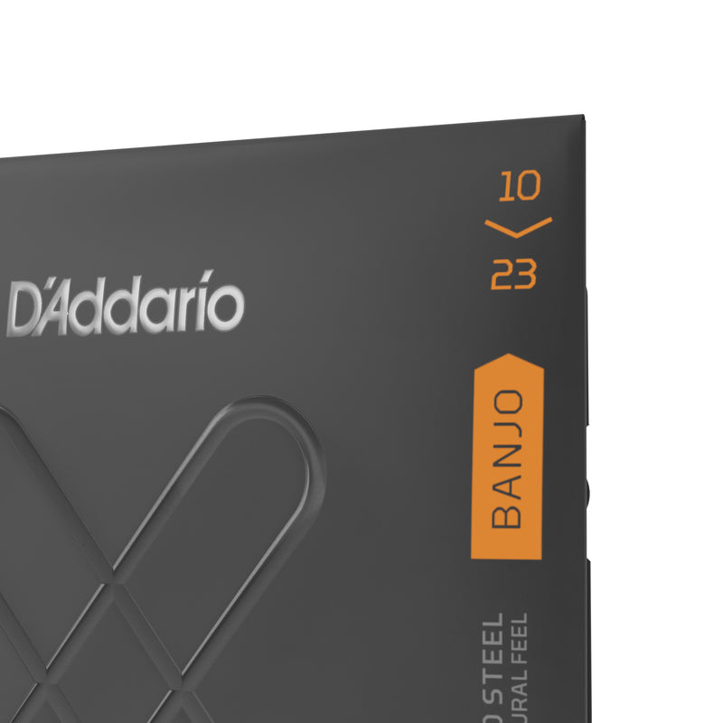 D'Addario XTJ1023 XT Nickel Plated Steel Banjo Strings, Medium, 10-23