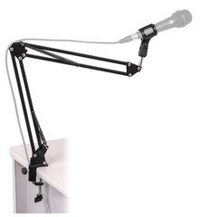 PLATINUM Suspension boom desk top microphone stand.