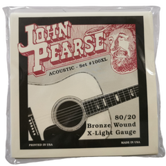 John Pearse Acoustic Guitar Strings Bronze Wound 10/47 Extra Light 100XL