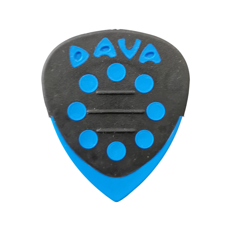 Dava Guitar Pick Delrin Grip Tips in Blue