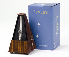 Linley Metronome - Plastic W/Bell - Pyramid Walnt