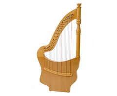Braidwood Lute Harp - 22 String Beechwood W/Case