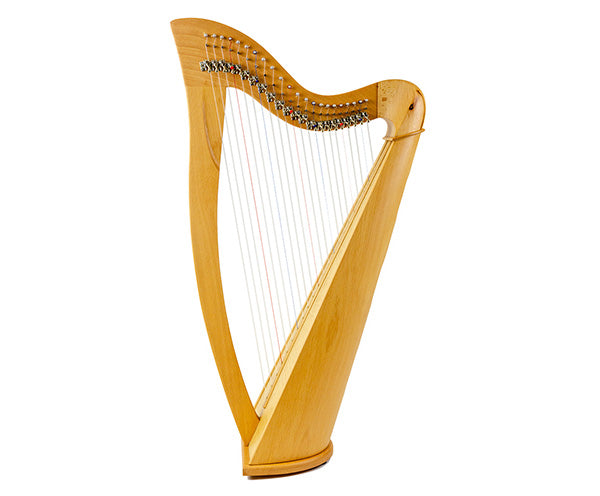 Harp Folk Harp 22 String Carved With Bag