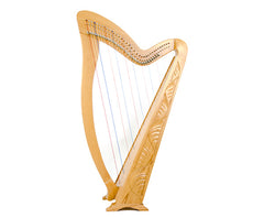 Meghan Harp - 36 Strings Carved w/Bag
