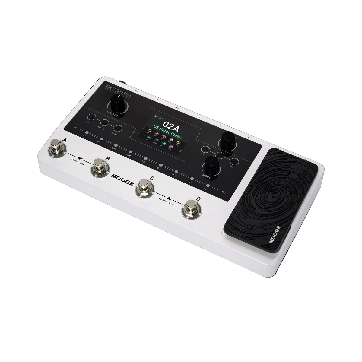 Mooer GE-150 Pro Guitar Multi-Effects Processor (White)