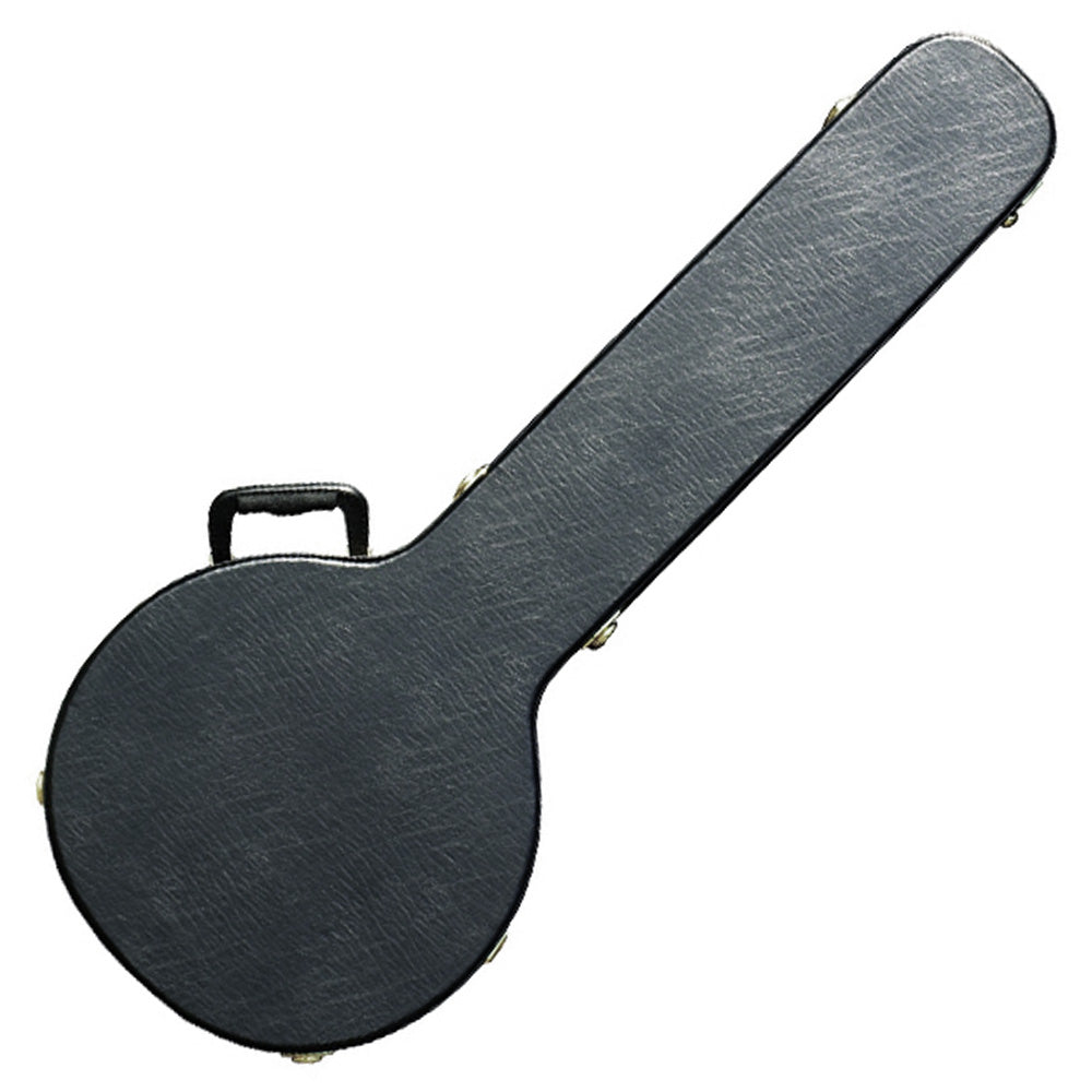 Banjo Case-Hardshell Black Plush