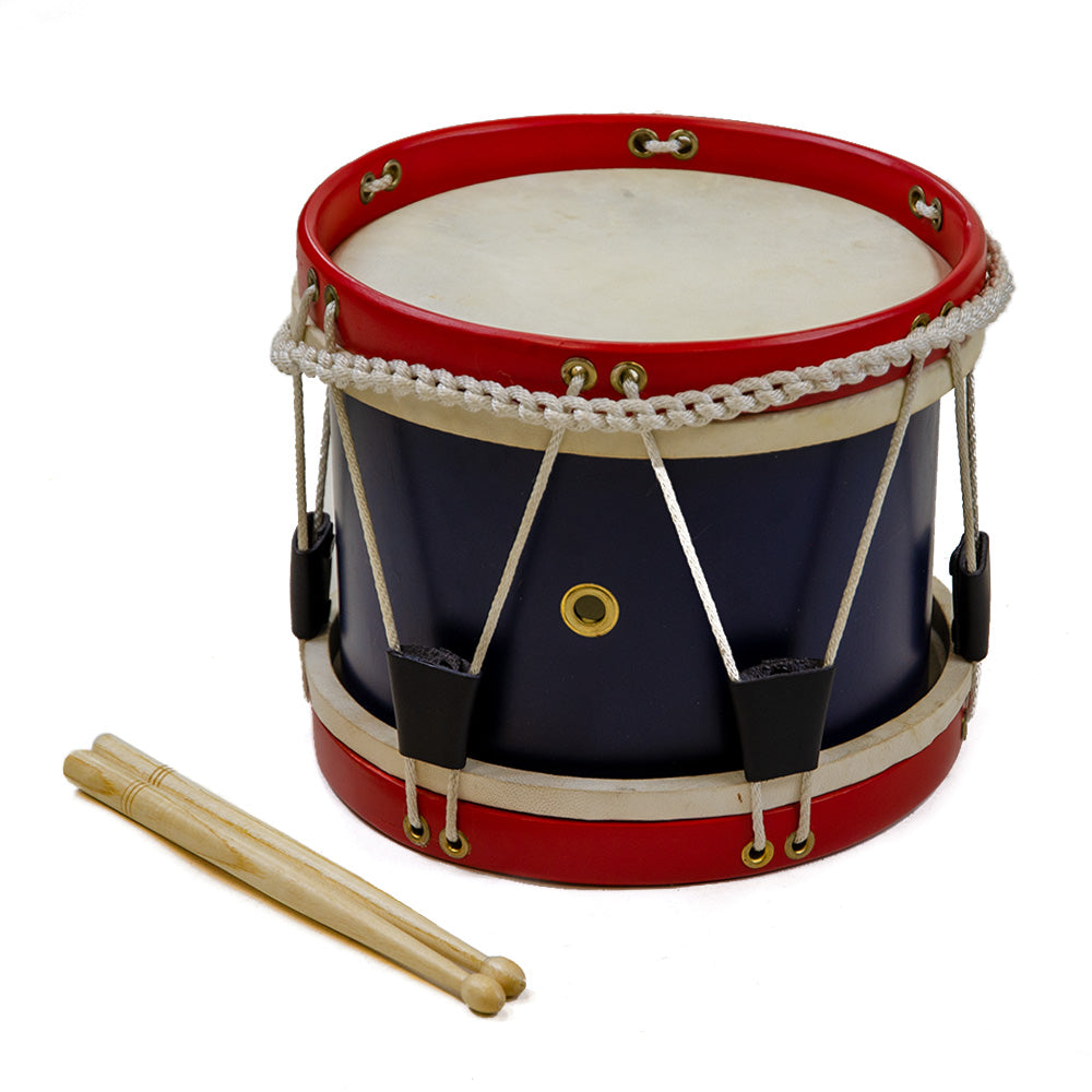 Small Drum-8inx8in Red/Blue w/Rope Tension