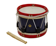 Braidwood Small Drum - 8Inx8In Red/Blue W/Rope Tension