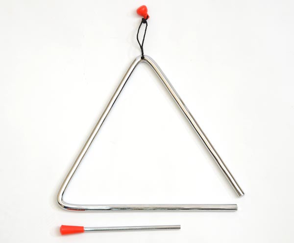 Maxtone Triangle With Beater - 8 Inch