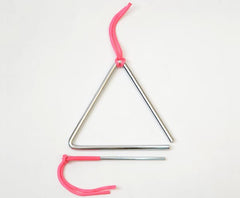 Maxtone Triangle Chrome With Beater - 6 Inch