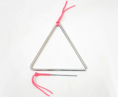 Maxtone Triangle Chrome With Beater - 8 Inch