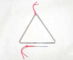 Maxtone Triangle Chrome With Beater - 10 Inch