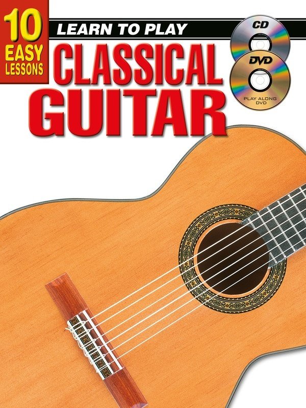 10 Easy Lessons Learn to Play Classical Guitar Bk/Olm