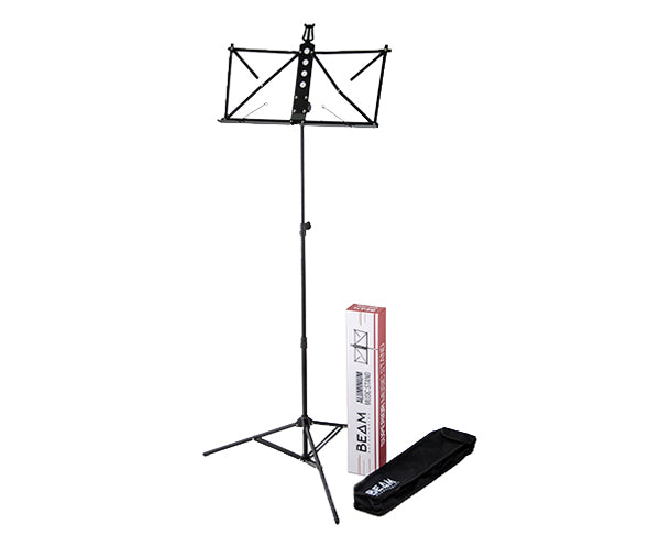 BEAM Music Stand-Aluminium Black with Bag BM3