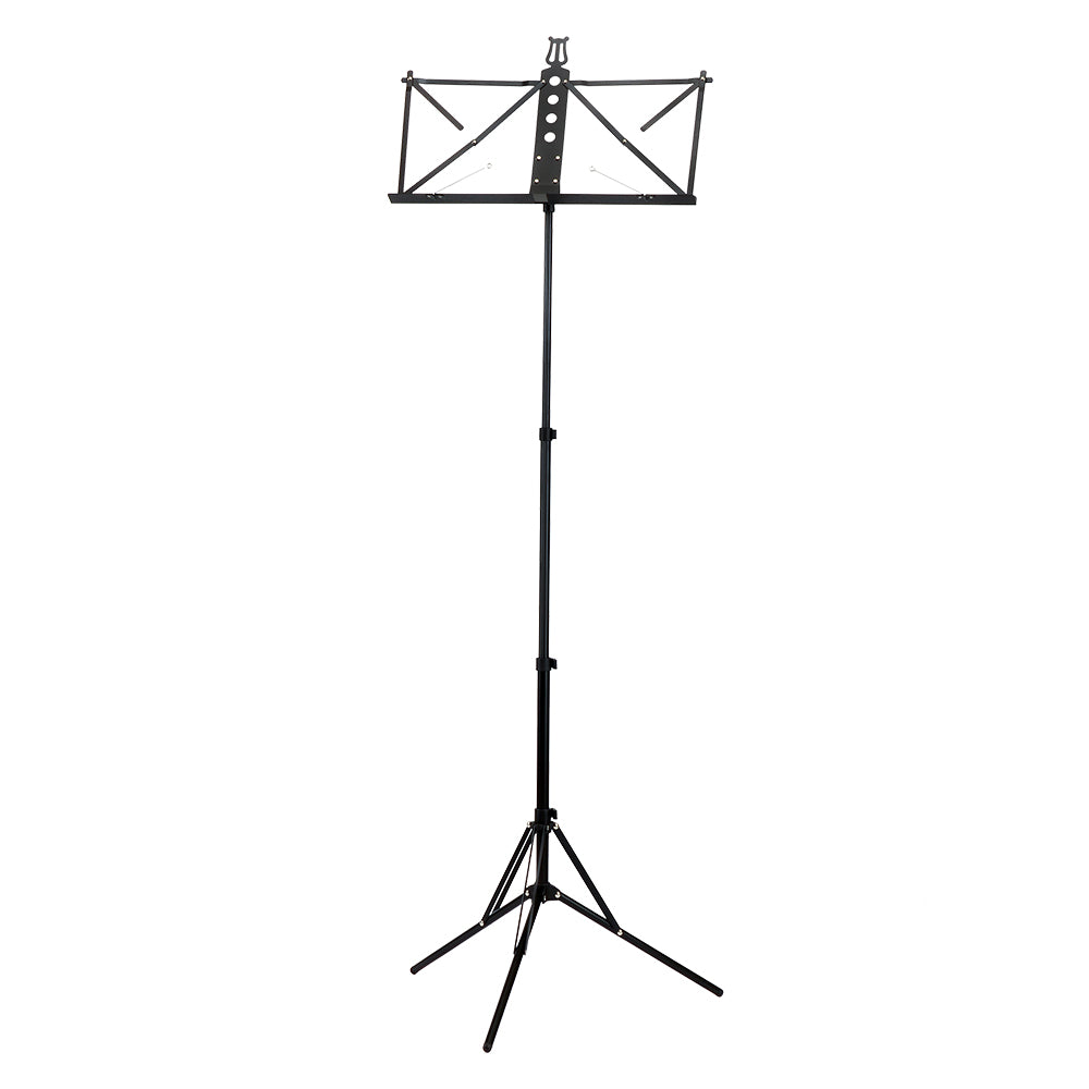 Beam Accessories Aluminium Deluxe Music Stand with bag – Black BM6