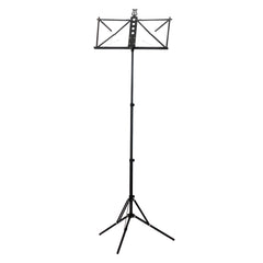 BEAM Music Stand-Aluminium Deluxe w/Bag Black BM6