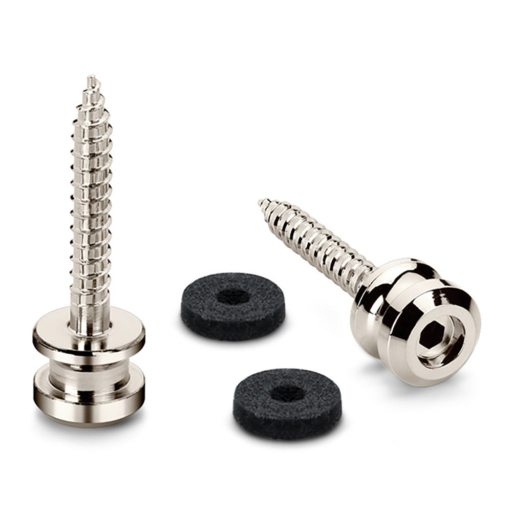 Endpins (Pair) for Schaller S-LOCKS Large Nickel
