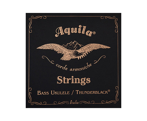 Aquila Bass Ukulele SET-ThunderBlack 140U