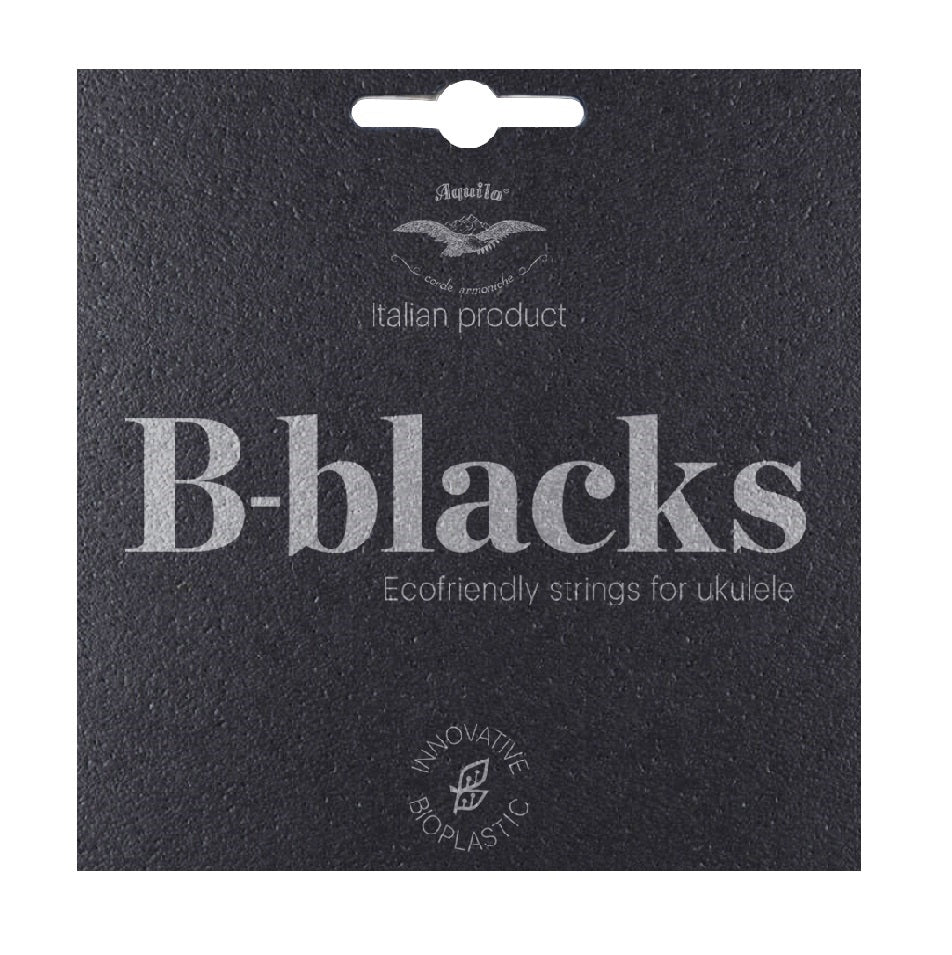Aquila B-Black Uke Tenor String Set w/Wound Low G 183U