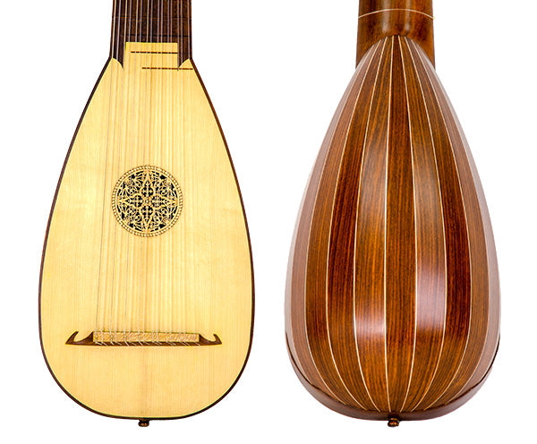 Roundback Lute w/Bag - 8 Course