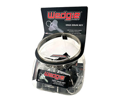 Wedgie Drum Key - Ergo Key - Black (25Pc Tub)