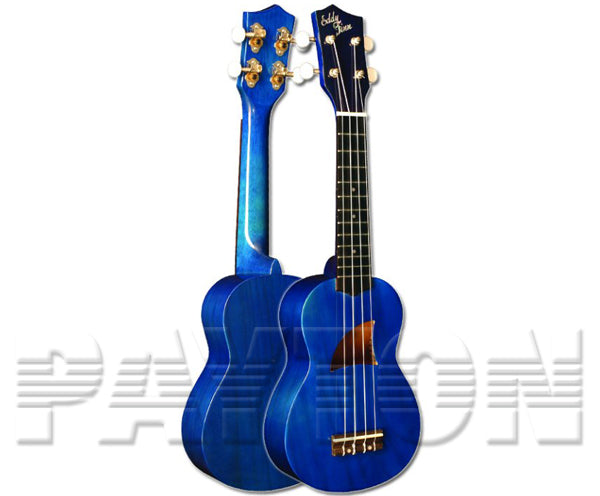 Eddy Finn Soprano Uke - Basswood 3S Blue