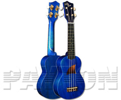 Eddy Finn Soprano Uke - Basswood 3S Blue