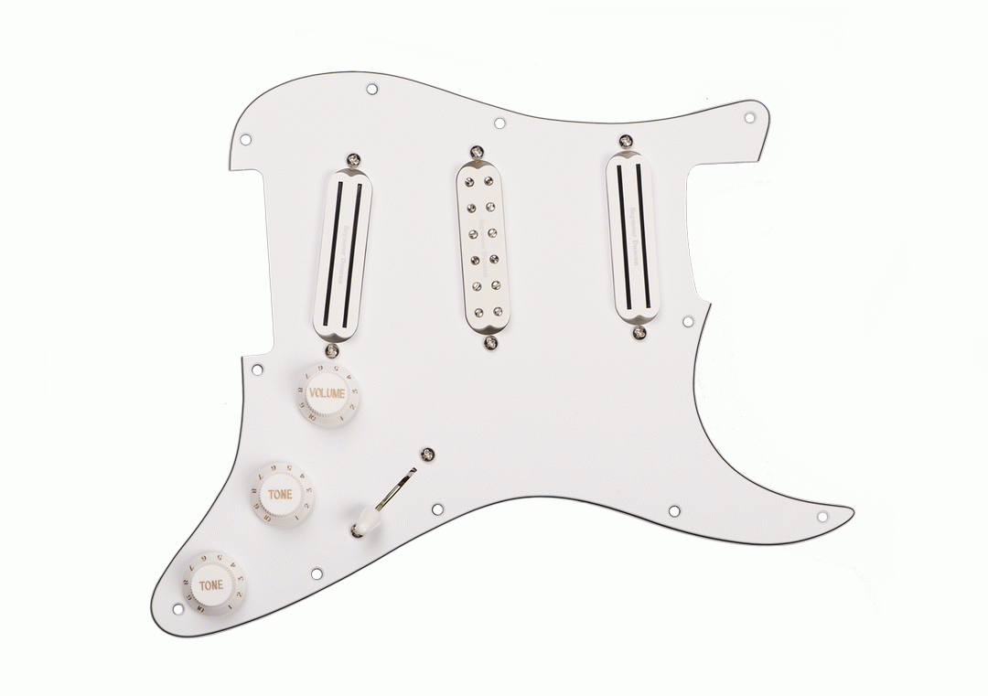Seymour Duncan Pickgrd Assy Dave Murray White