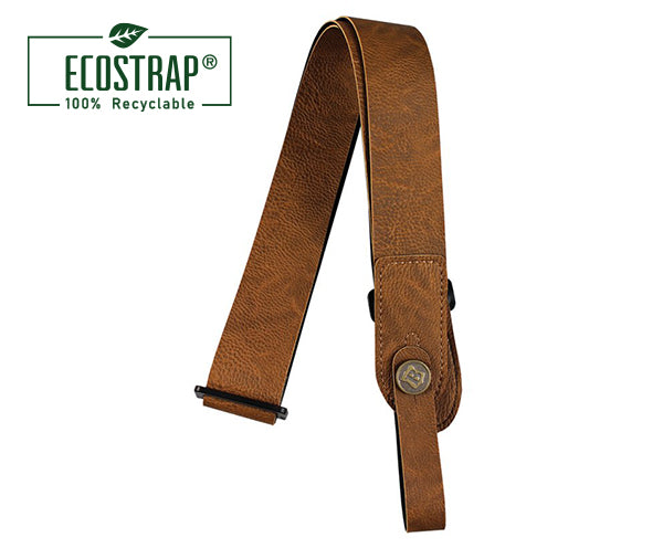 EcoStrap Ukulele Strap 100% Vegan UK-ECO 03 Whiskey