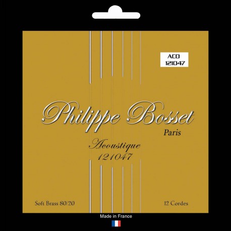Philippe Bosset Acoustic : Soft Brass 80/20 12 String 10 - 47