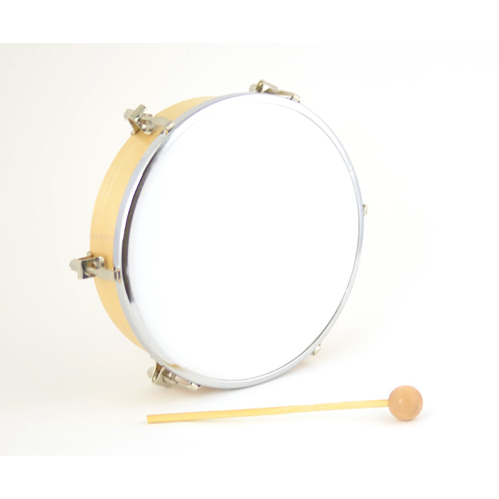 Hand Drum-8in Plastic Tunable w/Mallet