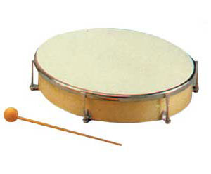 Maxtone Hand Drum - 10In With Beater Tunable