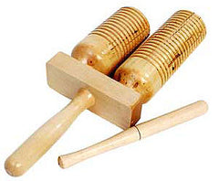 Guiro/Tone Block Double-Wood