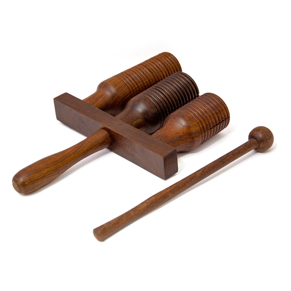 Guiro/Tone Block Triple-Rosewood