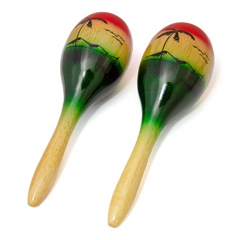 Maraca Set-Wooden-Tropical 80mm width
