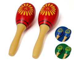Maracas Set- Patterned Plastic-Asstd